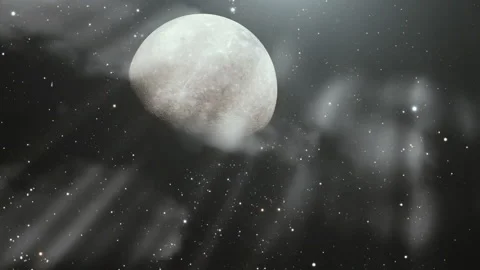 Approaching the Planet Mercury. Elements of this video furnished by NASA.  Stock Footage 139428523