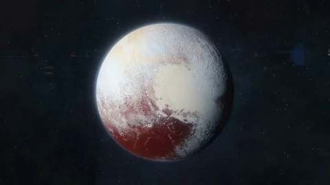 Approaching Pluto Stock Footage 84571635