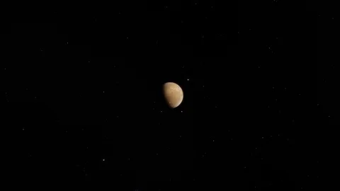 Approaching red planet Mars Stock Footage 122902315