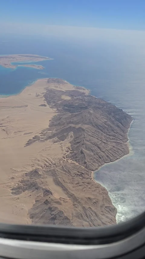 Approaching Sharm el-Sheikh, Egypt. Stock Footage 321720825