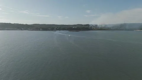 Approaching the shore 스톡 동영상 301244970