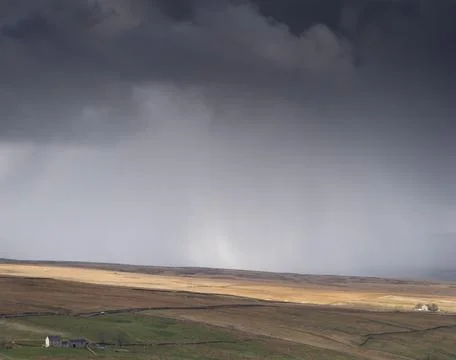 Approaching shower Stock Photos