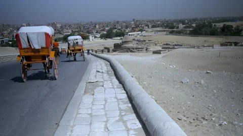 Approaching The Sphinx In Giza, Egypt Stock Footage 158206939