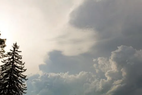 Approaching Storm Clouds 스톡 사진
