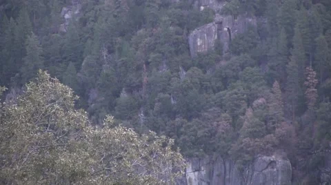 The approaching storm on Half Dome 스톡 동영상 46181657