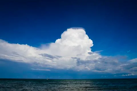 Approaching storm at sea Stock Photos