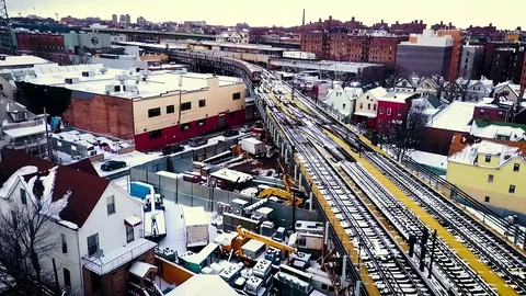 Approaching Subway Stock Footage 71344110
