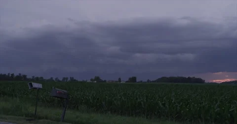 Approaching Thunderstorm Stock Footage 44021012