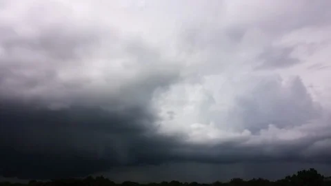 Approaching Thunderstorm Time Lapse (2160p 23.976) Video stock 90817777