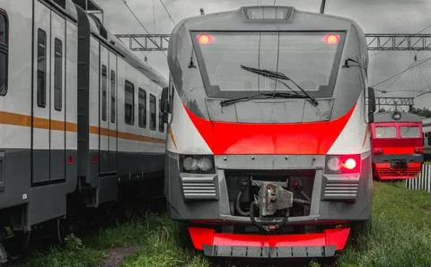 Approaching Train Stock Photos