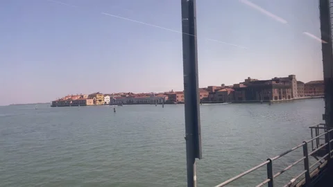 Approaching Venice by Train Video stock 172025708