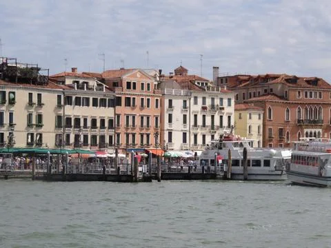 Approaching Venice by water Stock Photos