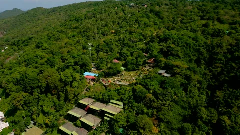 Approaching the viewpoint from a height Stock Footage 232691877
