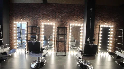 Approaching the wall with mirrors in front of the Stock Footage 299650438