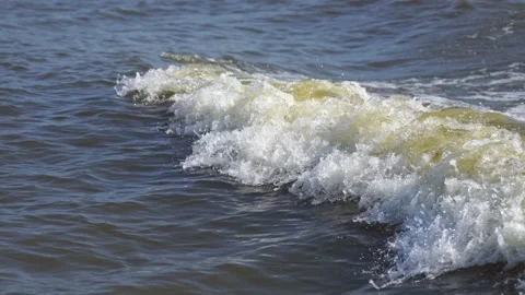 Approaching wave from a boat Stock Footage 252709403
