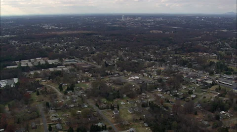 Approaching Winston Salem Stock Footage 65428613