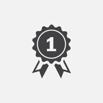 Approval icon design vector illustration, medal icon Stock Illustration