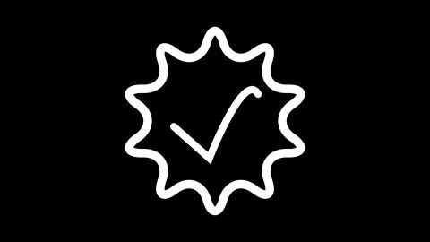 Approval or Certification Symbol Stock Illustration