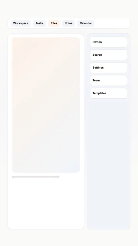 Approval Queue Workspace Generic SaaS Interface Vertical Animation Video stock 345154098
