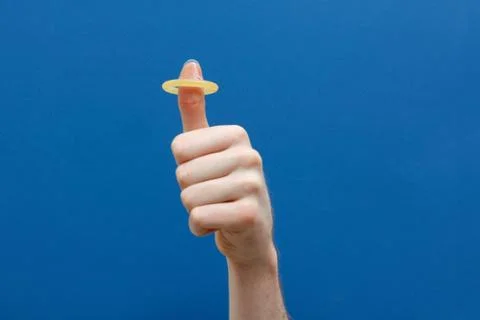 Approval regarding condoms Stock Photos