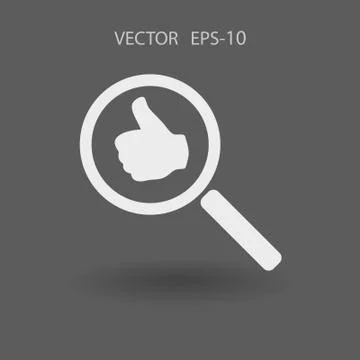 Approvals search. vector illustration Illustrazione stock