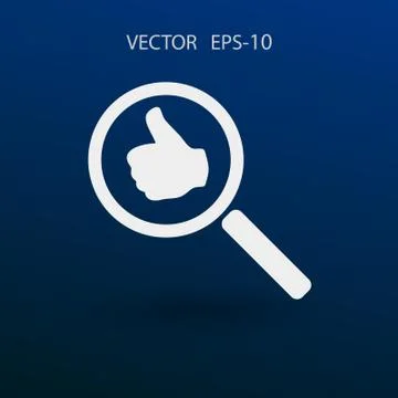 Approvals search. vector illustration Stock Illustration