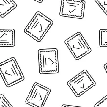 Approve certificate icon in flat style. Document check mark vector illustrati Stock Illustration