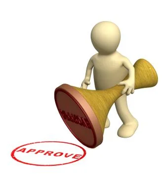 Approve Ilustração Stock