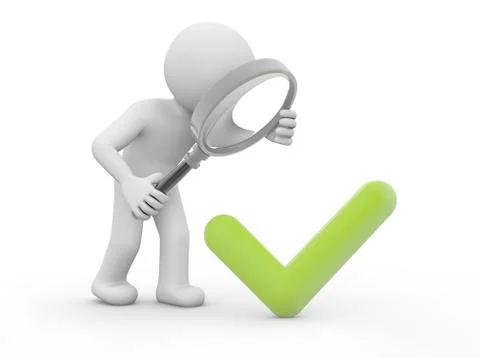 Approve man Stock Illustration