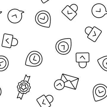 Approved And Certified Vector Seamless Pattern Stock Illustration