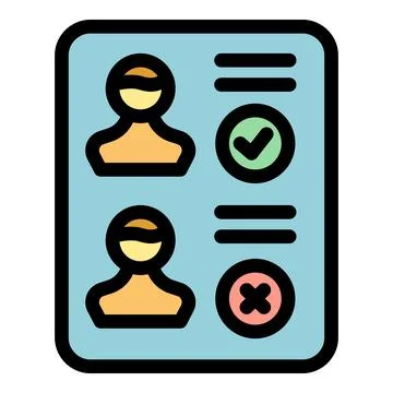 Approved babysitter icon vector flat Stock Illustration
