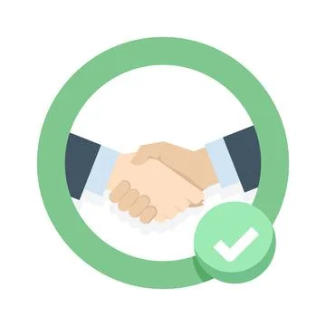 Approved check mark icon vector Stock Illustration