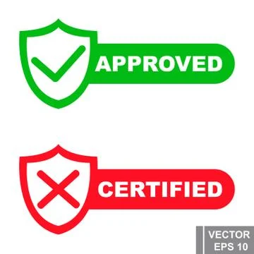 Approved. Checking. The icon. Test. Isolated on white background. For your de イラスト素材