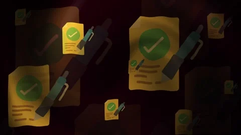 Approved Contacts Stock Footage 313749739