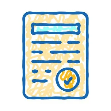 Approved document contract with check mark stamp Illustrazione stock