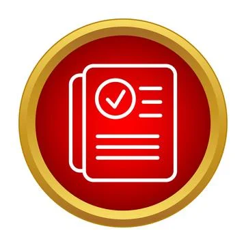 Approved document showing successful checklist completion in project manageme 库存插图