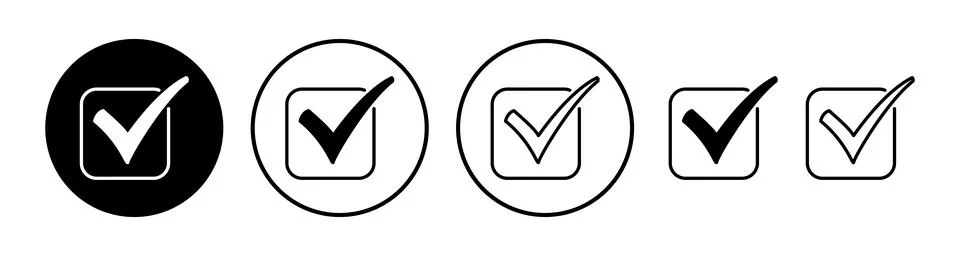 Approved icon vector. Approved or Certified Medal Icon Stock Illustration