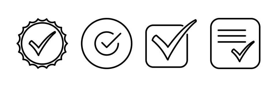 Approved icon vector. Approved or Certified Medal Icon Stock Illustration