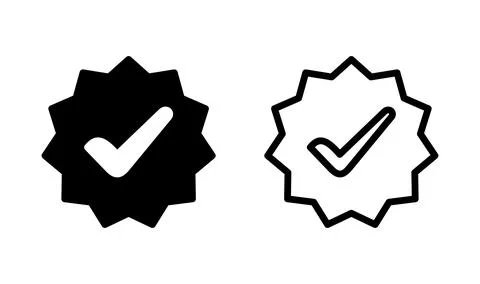 Approved icon vector. Approved or Certified Medal Icon Stock Illustration