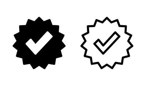 Approved icon vector. Approved or Certified Medal Icon Stock Illustration