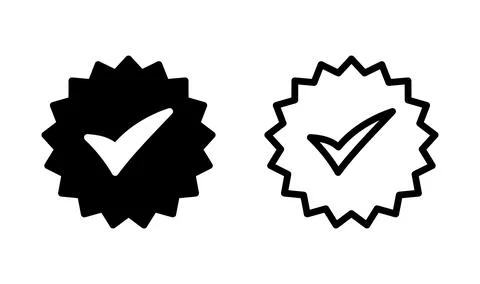 Approved icon vector. Approved or Certified Medal Icon Stock Illustration