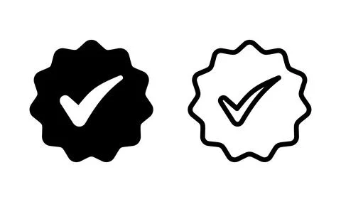 Approved icon vector. Approved or Certified Medal Icon Stock Illustration