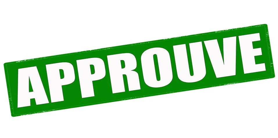Approved Stock Illustration