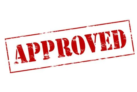 Approved Stock Illustration