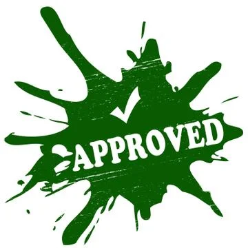 Approved Stock Illustration