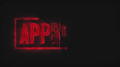 Approved Label Reveal Background Stock Footage 284714424