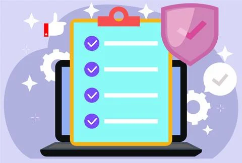 Approved Project Concept Illustration Vector Style Illustration Stock Illustration