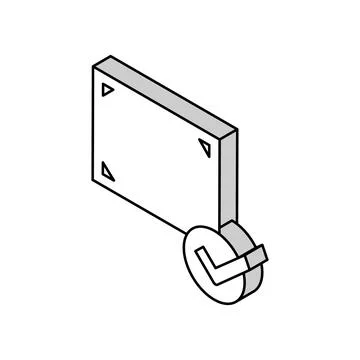 Approved qr code isometric icon vector illustration Stock Illustration