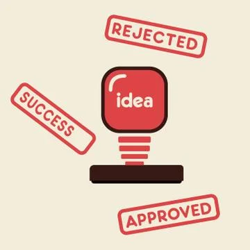 Approved ,rejected ,success stamp vector Stock Illustration