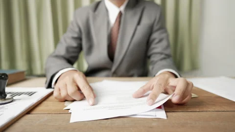 Approved rubber stamp 스톡 동영상 153572471